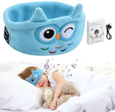 Produktbild von Bluetooth-Ohrhörer-Schlafentenzer, waschbare Hörer-Schlafhörerschutzmaske, ablenkende Licht-Schlafhörer, komfortable Ohr-Hörer-Schlafkissen, zuckerfreie Hörer-Beißschutzmaske für entspanntes Schlafen, entspan