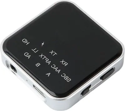 Produktbild von 2-in-1 drahtloser Bluetooth-Adapter mit niedriger Latenz - APTX Audio-Adapter für TV und PC - Bluetooth 5.2 - 35 mm AUX-Schnittstelle