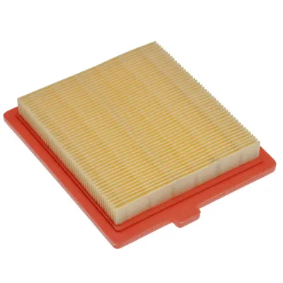Produktbild von vhbw Ersatzfilter (1x Luftfilter) Ersatz für STIGA 1111-9169-01, 118550147/0 für Rasenmäher, 12,2 x 10,8 x 2 cm, Gelb, Orange