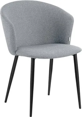 Zdjęcie produktu dla HOMLA Krzesło LUJO Ciemnoszare 56,5x59x81 cm