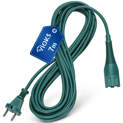 Produktbild von Anschlusskabel 7 m grün 37 x 37 mm für Handstaubsauger Stielstaubsauger
