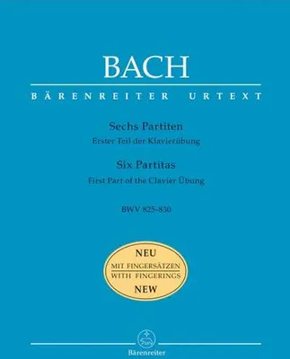 Produktbild von ISBN Sechs Partiten BWV 825-830 Klavier, Musikalische Ausbildung, Taschenbuch