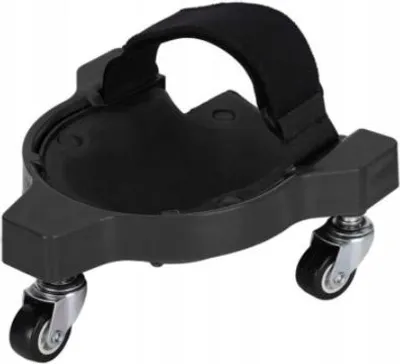 Produktbild von Korbi | Kniehocker mit Rollen - Ergonomisch - 29,5 x 22 x 8,8 cm - Ideal für Fliesenleger - Komfortabel und belastungsreduzierend