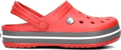 Zdjęcie produktu dla Crocs Crocband, Chodaki, Uni , Dorosły, Czerwony, Szary, 36 - 37, 37-38