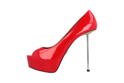Produktbild von Giaro High Heels in Übergrößen Rot Beliza Red Shiny große Damenschuhe