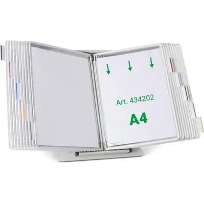 Produktbild von tarifold Sichttafelsystem 434202 DIN A4 weiß mit 20 St. Sichttafeln