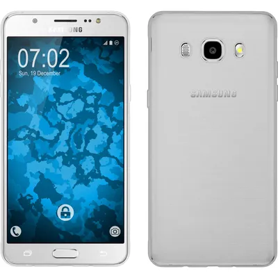 Produktbild von PhoneNatic Case kompatibel mit Samsung Galaxy J5 (2016) J510 - clear Silikon Hülle Slimcase + 2 Schutzfolien