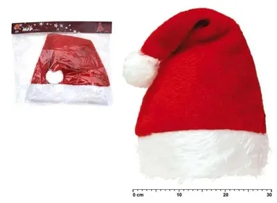 Immagine prodotto di Cappello di Babbo Natale 29x39 cm - MFP