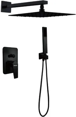 Produktbild von Duschsystem Einbau mit Thermostat und Regendusche - 20 cm