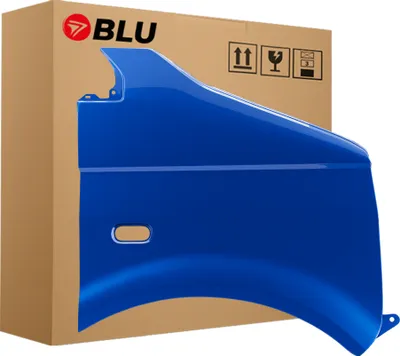 Image de BLU Aile Compatible avec VW Volkswagen Transporter T5 / Multivan LA5W Droite Blau RavennaBlau | 2003-2015 | Avant | Peint| Prêt à Monter | Acier