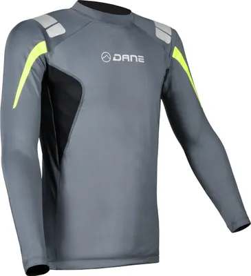 Obrázek produktu pro Funkční tričko DANE s dlouhým rukávem, šedé/žluté, XL