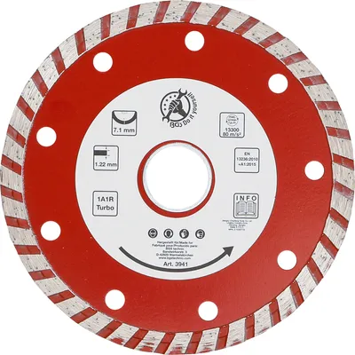 Produktbild von KRAFTMANN 3941 Turbo-Trennscheibe, 115 mm