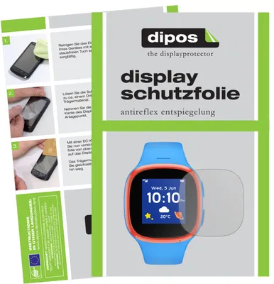 Produktbild von 2x Schutzfolie für Vodafone V-Kids Watch matt Displayschutzfolie Folie Display