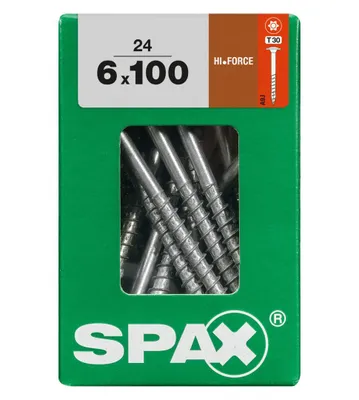 Produktbild von Spax Holzbauschrauben 6.0 x 100 mm TX 30 - 24 Stk.