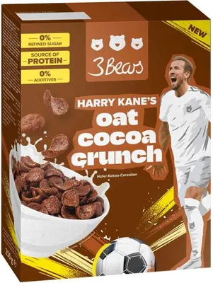 Produktbild von 3Bears Harry Kane's Oat Cocoa Crunch 250g