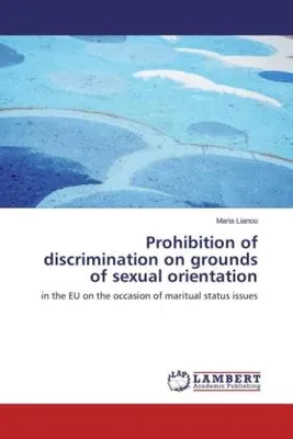 Produktbild von Prohibition of discrimination on grounds of sexual orientation
