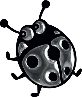 Produktbild von Hermann Schütz 3D-Chrome-Sticker Marienkäfer 45x40mm