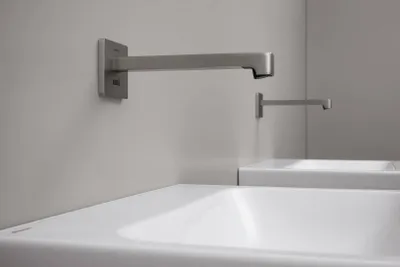 Produktbild von Geberit 116297SN1 Brenta WT-Arm.,Wandmontage, Netzbetr.