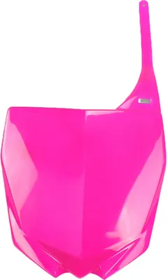 Obrázok produktu pre Štartová tabuľka UFO PLAST – predný kryt štartovej tabuľky pre motocykel Yamaha YZ WR F 125 – 450 cm³, rok výroby 2010 – 2021, farba: neonovo ružová