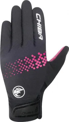 Produktbild von CHIBA Downhill Youth - Radhandschuhe S schwarz/pink, atmungsaktiv, Touchfinge...