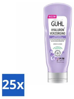Imagen del producto de 25 unidades de Acondicionador Hidratante Hyaluron+ de Guhl - 200 ml - Paquete económico