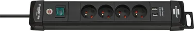 Produktbild von Brennenstuhl Premium-Line Steckdosenleiste mit 4 Steckdosen (USB Steckdosenleist