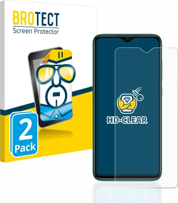 Produktbild von 2x Für Xiaomi Redmi Note 8 Pro Schutzfolie BROTECT Displayschutz Display Schutz Folie Klar Transparent