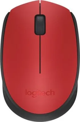Immagine prodotto di Mouse wireless, Logitech M171, ambidestro, rosso, senza fili