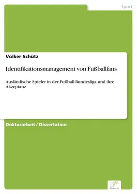 Produktbild von Identifikationsmanagement von Fußballfans