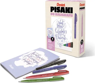 Image de Stylos pour calligraphie, différentes couleurs, 4 pièces