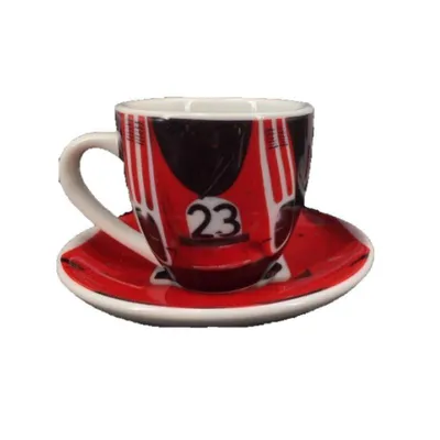 Produktbild von Porsche Espressotasse 917 KH-Coupé No.7119, Espressotasse mit Untertasse Limited Edition Set, aus hochwertigem Porzellan, Sammeltasse, Tasse, Espresso