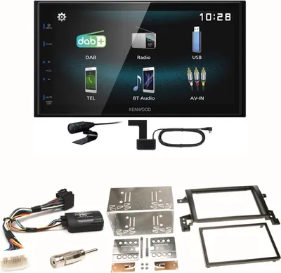 Produktbild von Kenwood DMX-125DAB Bluetooth MP3 DAB+ USB Einbauset für Suzuki Grand Vitara JT