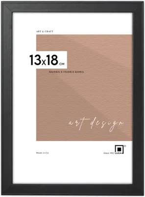 Zdjęcie produktu dla LUCA® Frames, FDM, ramka na zdjęcia, kolor czarny, 13x18 cm
