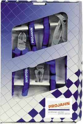 Produktbild von Projahn Zangen Set 3-tlg. (Wasserpumpenzange, Seitenschneider, Kombizange)