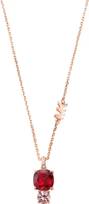 Produktbild von Michael Kors Damenkette aus Sterlingsilber mit Morganit, IP Rosé