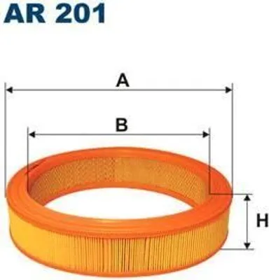 Produktbild von FILTRON AR201 Luftfilter
