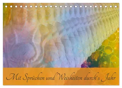Produktbild von Mit Sprüchen und Weisheiten durch´s Jahr (Tischkalender 2027 DIN A5 quer), CALVENDO Monatskalender