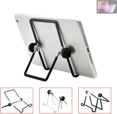 Produktbild von K-S-Trade Tablet-Ständer Tablet-Halterung Tablet-Aufsteller kompatibel mit HTC A103 faltbarer Tischständer Tablet Halterung