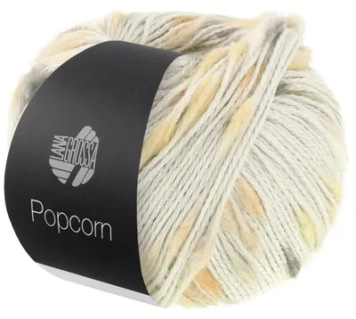 Produktbild von Lana Grossa - Popcorn 0010 silbergrau beige grau dunkelgrau