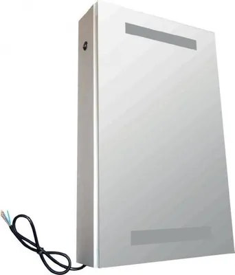 Image de Armoire miroir de salle de bain avec lumière LED 61x38x12 cm