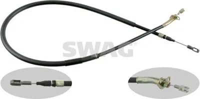 Produktbild von SWAG Handbremsseil Seilzug Feststellbremse passend für MERCEDES-BENZ SPRINTER 3-t Kasten (903) Hinten Links Hinten Rechts 10 92 1263