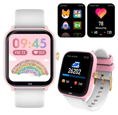 Produktbild von Ice-Watch - Ice smart junior 2.0 Pink White - Rosafarbene Connected Watch für Ki