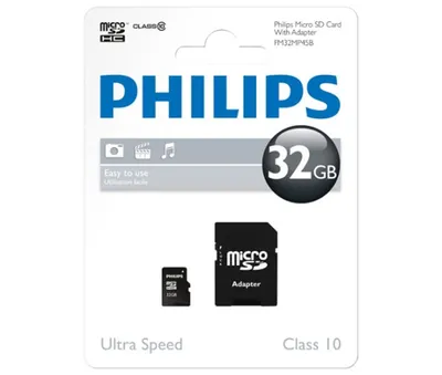 Produktbild von Philips micrsoSDHC-Card 32GB, Class 10