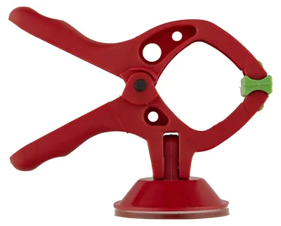 Produktbild von wolfcraft I 3638100 I microfix Federzwinge mit Saugnapf I 2 Stück I verwendbar i