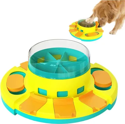 Produktbild von Intelligente Hundespielzeug für große, mittelgroße und kleine Hunde - langsame Futterautomat - Spielzeug zur Verbesserung der Hundegesundheit und Intelligenzsteigerung