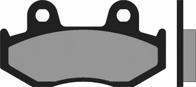 Imagen del producto de Juego de pastillas de freno POLINI, compuesto de material sinterizado, dimensiones: 42,6 x 81,6 x 9,3 mm