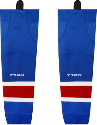 Produktbild von TRONX SK300 Senior Hockeysocken, New York Rangers, Königsblau, Größe: 30 Zoll