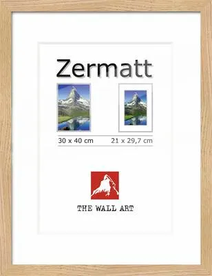 Produktbild von Bilderrahmen MDF Zermatt Eiche-Optik 30x40 cm