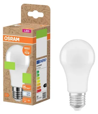 Zdjęcie produktu dla Osram 4058075831865, 10 W, 75 W, E27, 1055 lm, 15000 h, Zimne białe