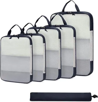 Produktbild von Famanu Kompressionsverpackungswürfel 6er Set - Ultralichte Organizer für Reisegepäck